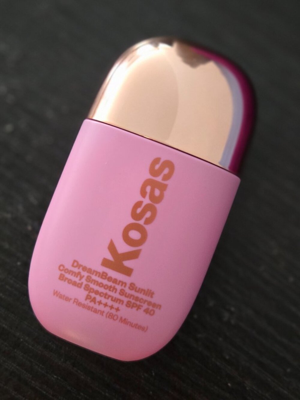 KOSAS DreamBeam Silicone-Free Mineral Sunscreen SPF 40 with Ceramides & Peptides